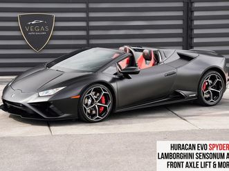 used 2021 lamborghini huracan evo spyder