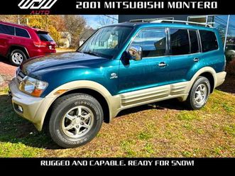 used 2001 mitsubishi montero limited