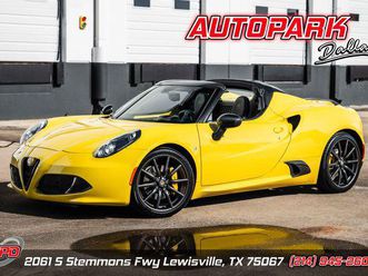 used 2016 alfa romeo 4c spider base