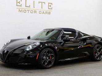used 2018 alfa romeo 4c spider base