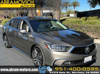 used 2019 acura rlx sport hybrid advance package