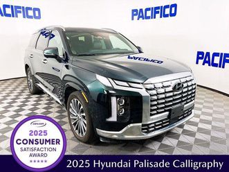 certified 2025 hyundai palisade calligraphy