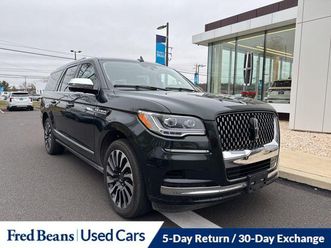 certified 2022 lincoln navigator l l black label