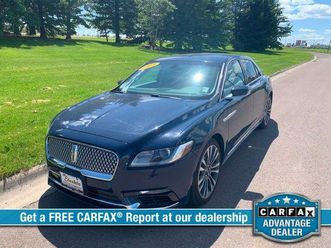 used 2018 lincoln continental reserve