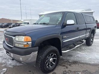 used 2002 gmc sierra 2500 sle h/d extended cab