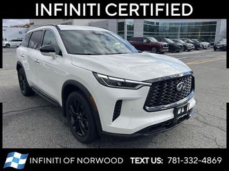 certified 2025 infiniti qx60 luxe