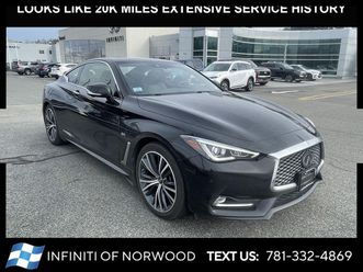 used 2020 infiniti q60 3.0t luxe