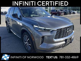 certified 2025 infiniti qx60 sensory