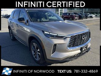 certified 2025 infiniti qx60 luxe