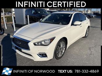 certified 2023 infiniti q50 luxe