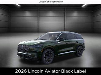 new 2026 lincoln aviator black label awd