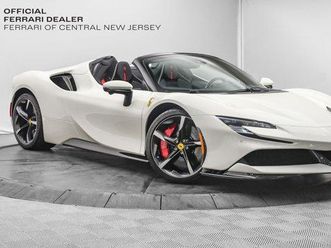 certified 2023 ferrari sf90 spider bianco avus