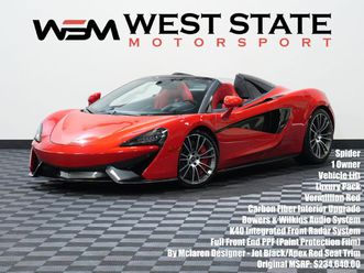used 2018 mclaren 570s spider convertible 2d