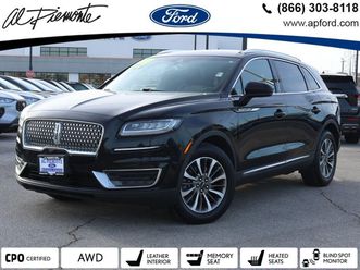 used 2019 lincoln nautilus select