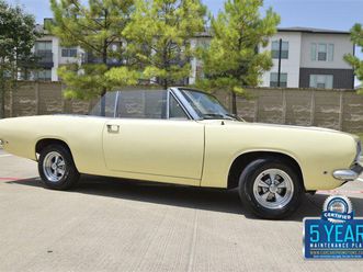 used 1967 plymouth barracuda convertible restored 49k miles new trade in