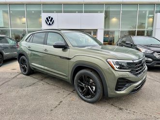 new 2026 volkswagen atlas cross sport 2.0t sel r-line black