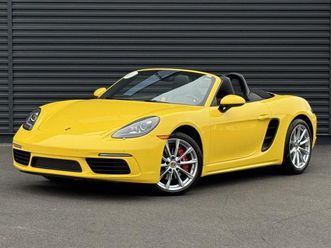 certified 2021 porsche 718 boxster s