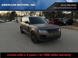 used 2020 land rover range rover autobiography lwb awd 4dr suv