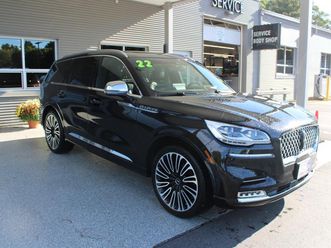used 2022 lincoln aviator black label awd