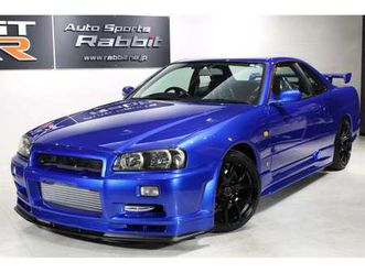 Nissan Skyline Nissan Skyline R34 Gt T Bayside Blue Used The Parking