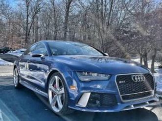 AUDI A7 SPORTBACK RS7 2016-audi-rs7-34k-miles-sepang-blue-over-white-clean-history
