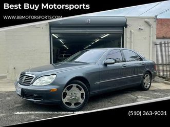 Mercedes S Class 05 Mercedes Benz S Class S 600 Turbo 9 995 Used The Parking