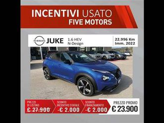 nissan juke 1.6 hev tekna del 2022 usata a taranto