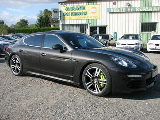 porsche panamera s e-hybrid 416cv francaise crit'air 1 gris carbone full leds jantes 20 turbo ii toit ouvrant full cuir étendu suspension pneumatique + pasm pac
