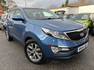 2014 kia sportage 2 isg 1.7 crdi 5dr **large boot, higher vehicle, 1 owner**