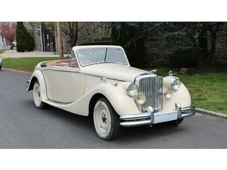 1950 jaguar mark v blanc conduite à gauche in états-unis...