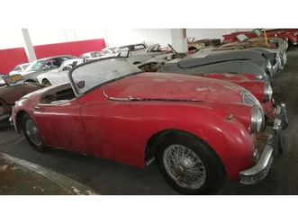 1959 jaguar xk150 rouge manuel, 4 vitesses conduite à gau...