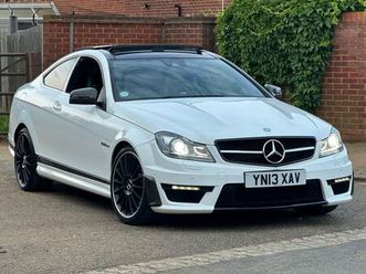 2013 mercedes-benz c-class 6.3 c63 amg (457bhp) coupe 2d 7s