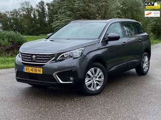 peugeot 5008 1.2 puretech blue lease executive 7ps navigatie airco camera nap btw goed onderhouden