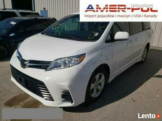 toyota sienna 2020,3.5l,le,na przednie kola, porysowany warszawa