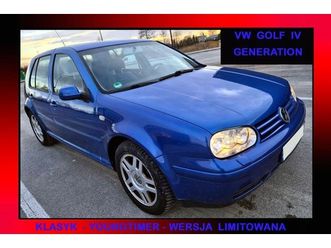 vw golf iv 1.6 generation klasyk yountimer limited