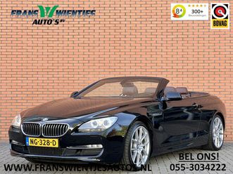 bmw 6-serie cabrio - 640i high executive | 320 pk | head-up display | softclose | xenon | 20