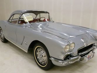 1962 chevrolet corvette silver red 2-top convertible