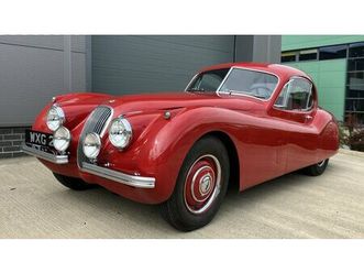 1951 jaguar xk120 rouge manuel, 4 vitesses conduite à gau...