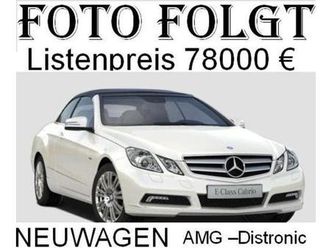 e 350 cdi cabrio avantgarde 170 kw (231 cv)