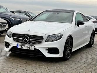 mercedes-benz e 220 d coupé aut/amg/night/panorama