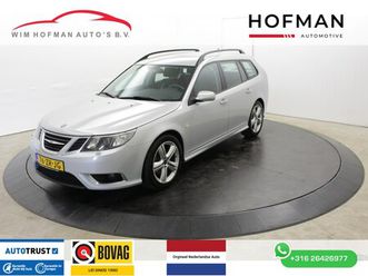 saab 9-3 sport estate - 2.8 t v6 aero xwd 281pk youngtimer nl auto leer navi stoelverw cruise trekh