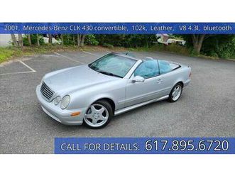 used 2001 mercedes-benz clk-class 430 cabriolet