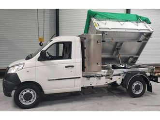 piaggio porter tw l2 3250 châssis top long range gpl tri-benne 2.4x1.68/0.95 + coffre 1600x1050x0500