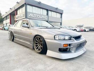 NISSAN SKYLINE nissan skyline r34 rb25det body kit 4dsd rhd jdm ...