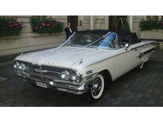 1960 chevrolet impala blanc automatique conduite à gauche...