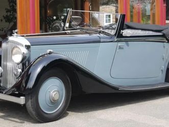 1934 bentley 3 1/2 litre drophead coupe by barker