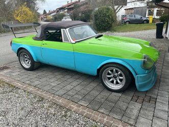 mgb cabrio rennauto (ohne motor / getriebe)