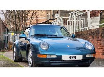 1995 manual turquoise metallic porsche 993 targa a vendre