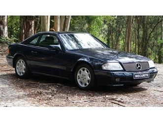 1993 mercedes sl class bleu manuel, 5 vitesses conduite à...