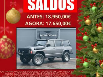 nissan patrol gr y60 2.8 td 7 lug c/ extras tt dezembro/91